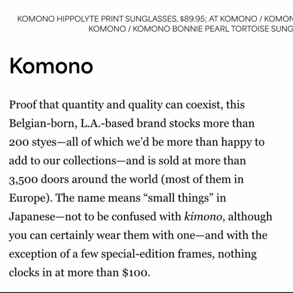 Komono sunglasses NEW brown orange tortoise Riviera Caramel Demi - Picture 13 of 13